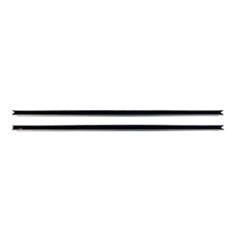 Fairchild Industries Kf1020A - 1966-1977 Ford Bronco Metal Glass Run Division Bar Kit KF1020A